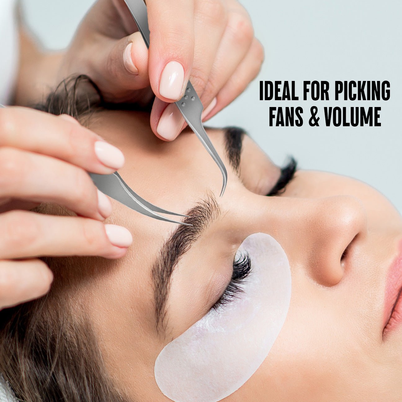 Stacy Lash STL - 1 C - Shaped Isolation Tweezers for Eyelash Extensions - 