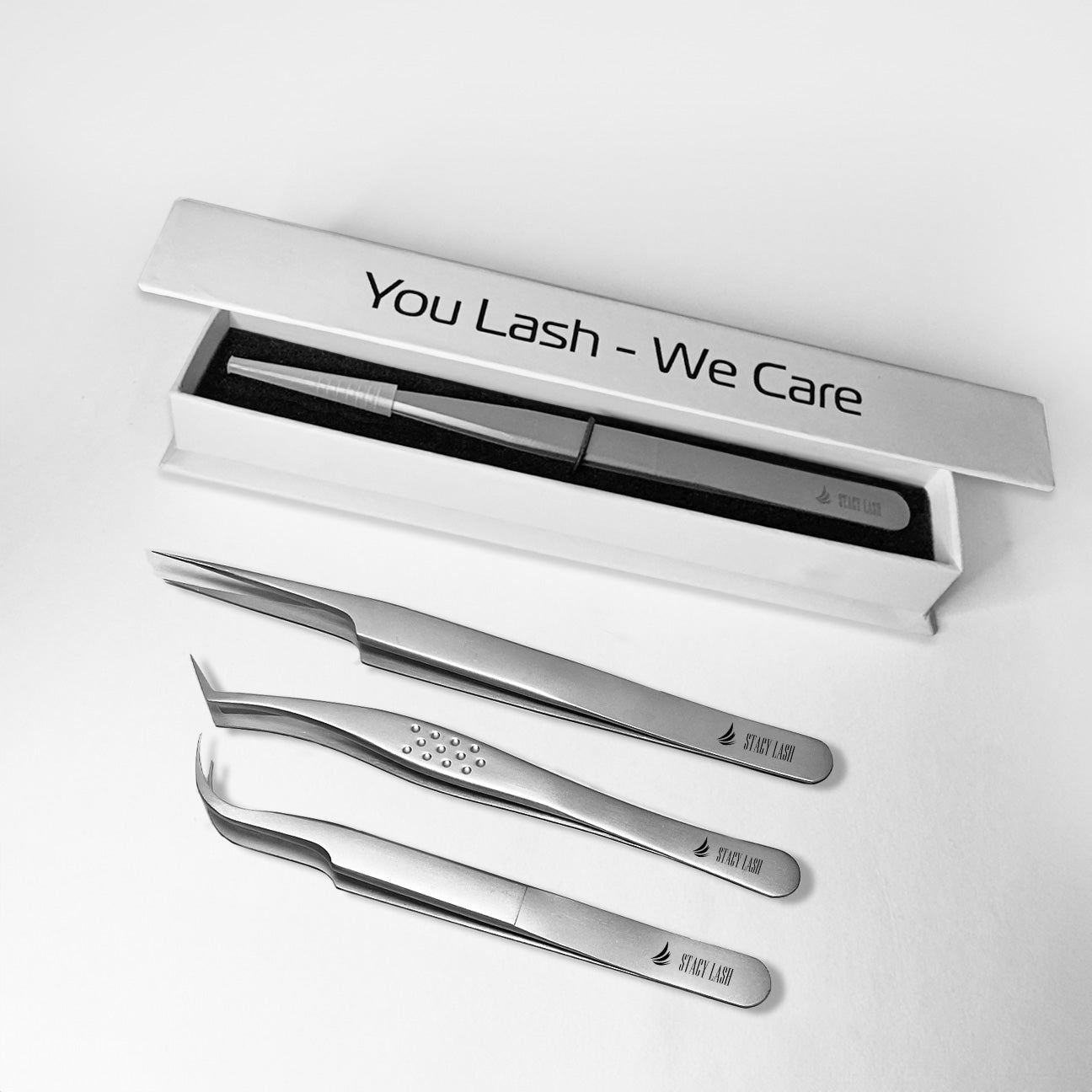 Stacy Lash STL - 2 I - Shaped Isolation Tweezers for Eyelash Extensions - 