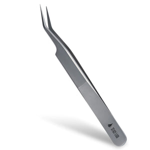 Stacy Lash STL-7 S-Shaped Eyelash Extension Tweezers for Isolation & Placing