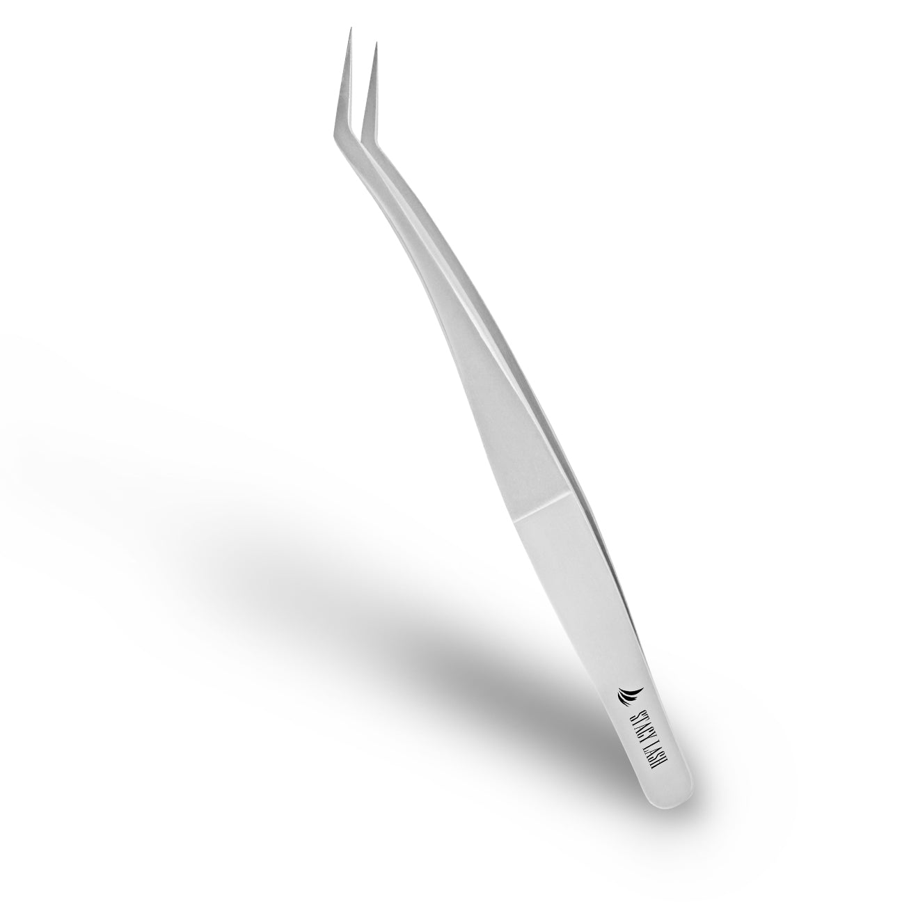 Stacy Lash STL-11 Curved L-Shaped Multifunctional Tweezers for Eyelash Extensions