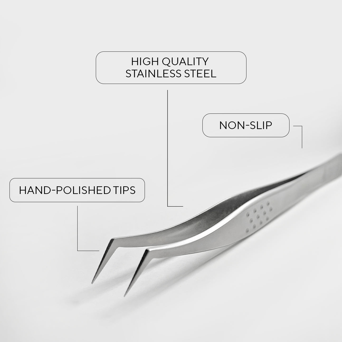 Stacy Lash STL-14 Curved L-Shaped Multifunctional Tweezers for Eyelash Extensions photo 2