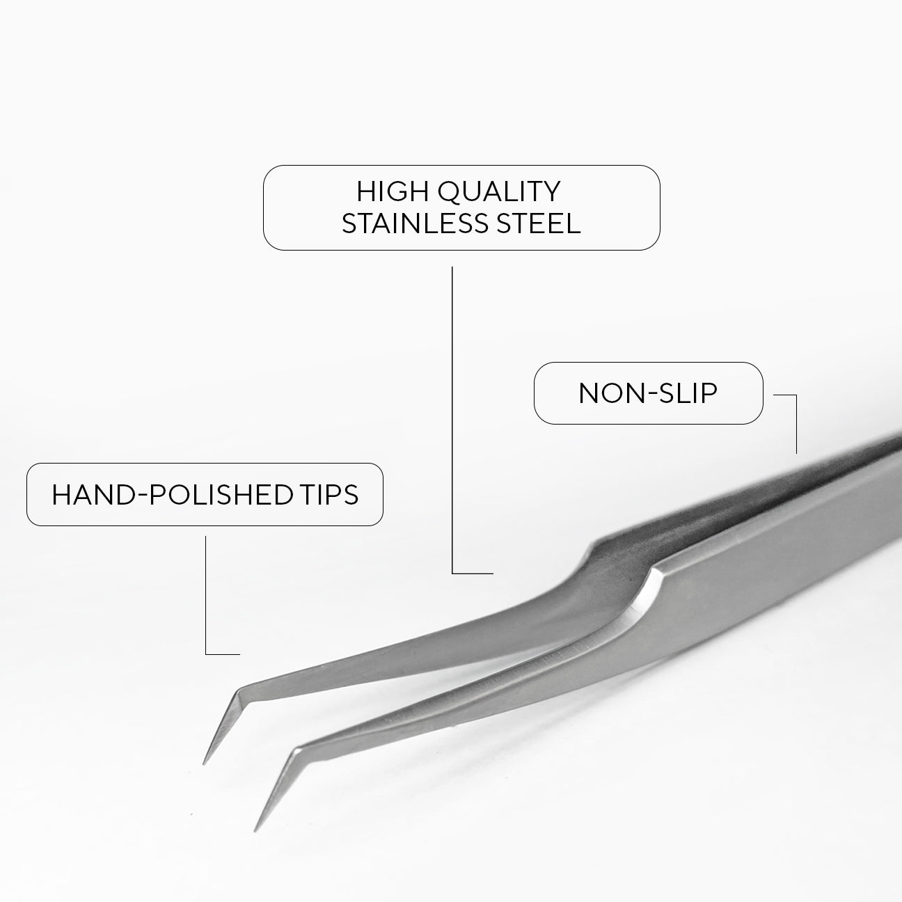 Stacy Lash STL-13 Curved L-Shaped Multifunctional Tweezers for Eyelash Extensions photo 2