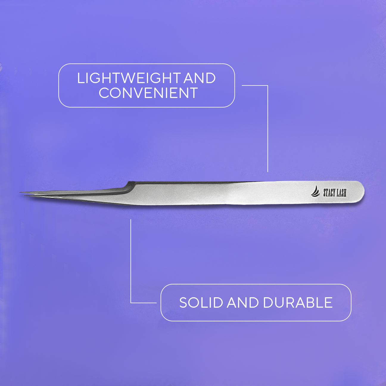 Stacy Lash STL-3 F-Shaped Isolation Tweezers for Lash Extensions photo 4