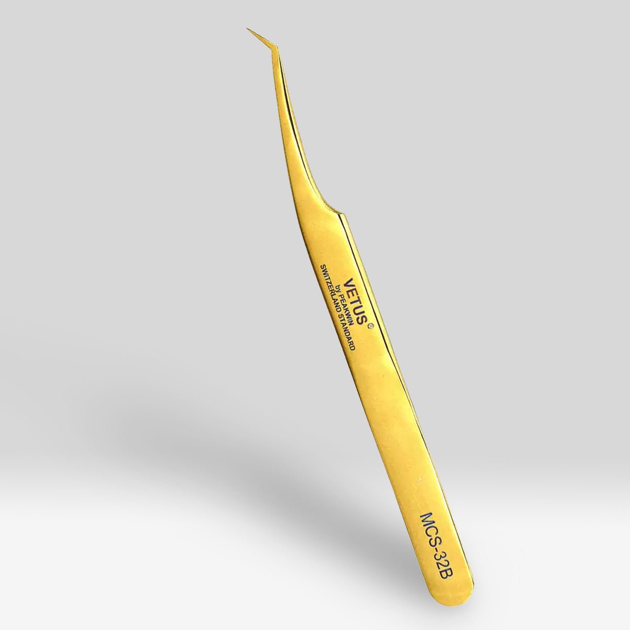 Vetus MCS - 32B L - Shape Tweezers for Classic and Volume Eyelash Extensions - 