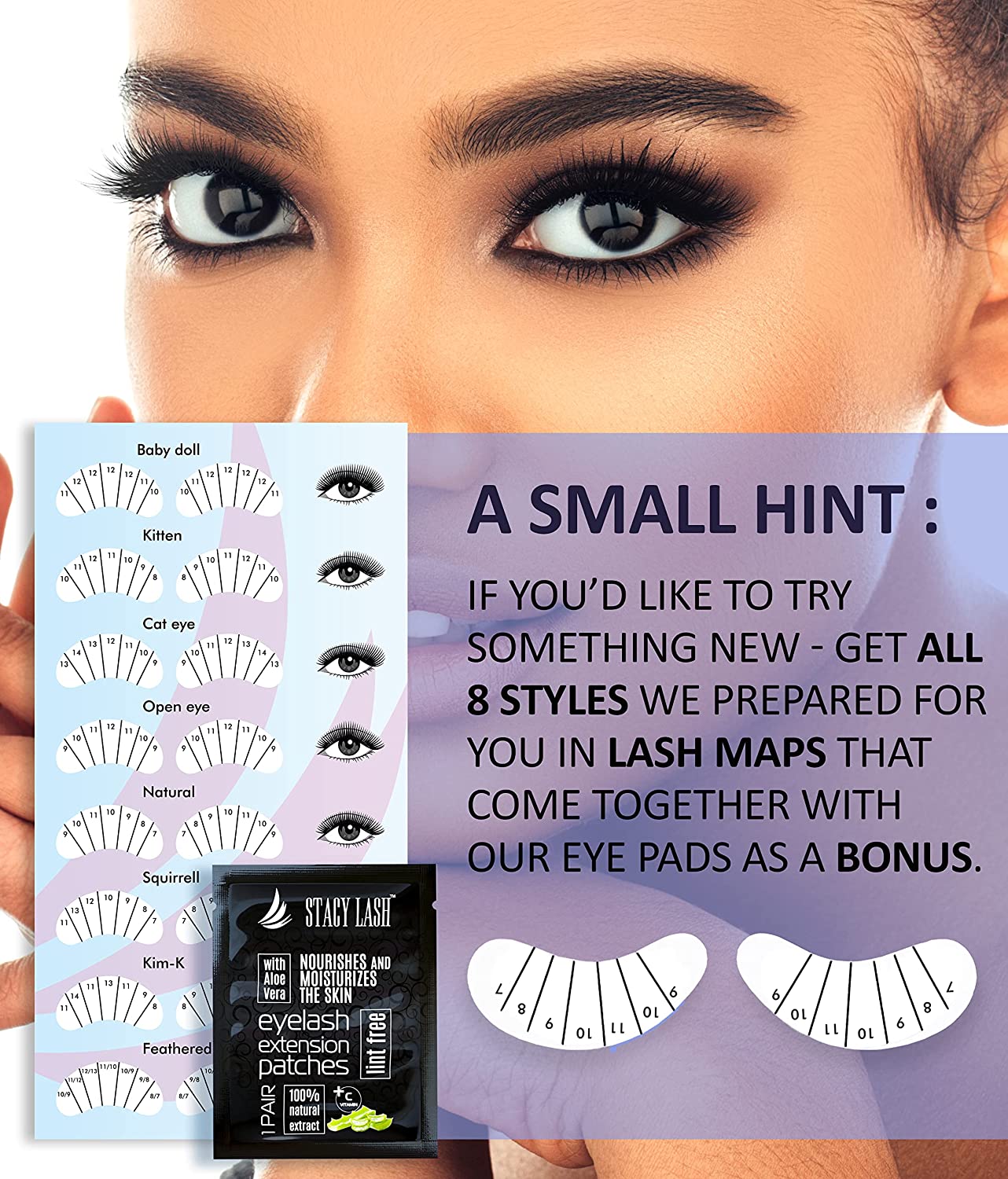 Stacy Lash Eye Pads 100pack