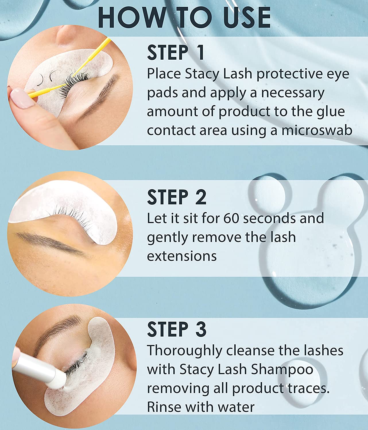 Stacy Lash Gel Remover for Eyelash Extension Glue - 15ml thumbnail photo 6