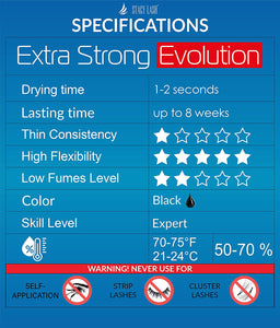 Stacy Lash Bundle: Extra Strong Evolution 5ml & Primer 40ml & Booster 0.50 fl.oz./15 ml thumbnail photo 2