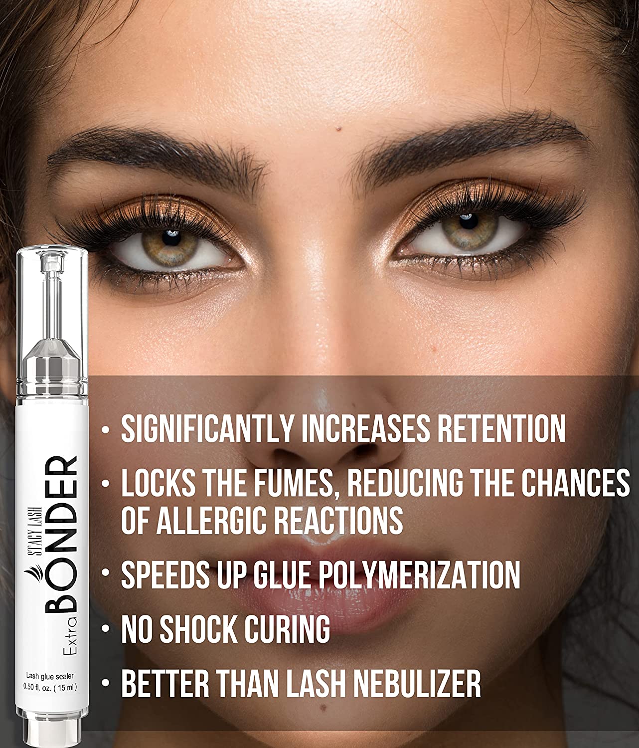 Stacy Lash Bundle: Extra Bonder 0.50 fl. oz. / 15ml & Primer 40ml & Cream Remover Mango 15g photo 10