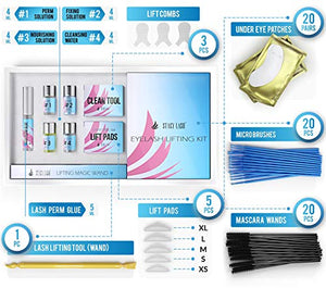 Stacy Lash Bundle: Lift Kit & Eye Pads 100pack & Lash Shampoo 200ml