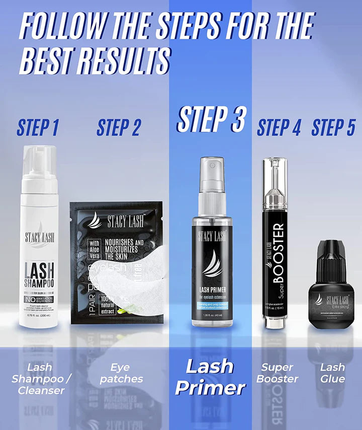 Stacy Lash Bundle: Extra Strong 5ml & Primer 40ml & Pure Gel Remover 15ml photo 14
