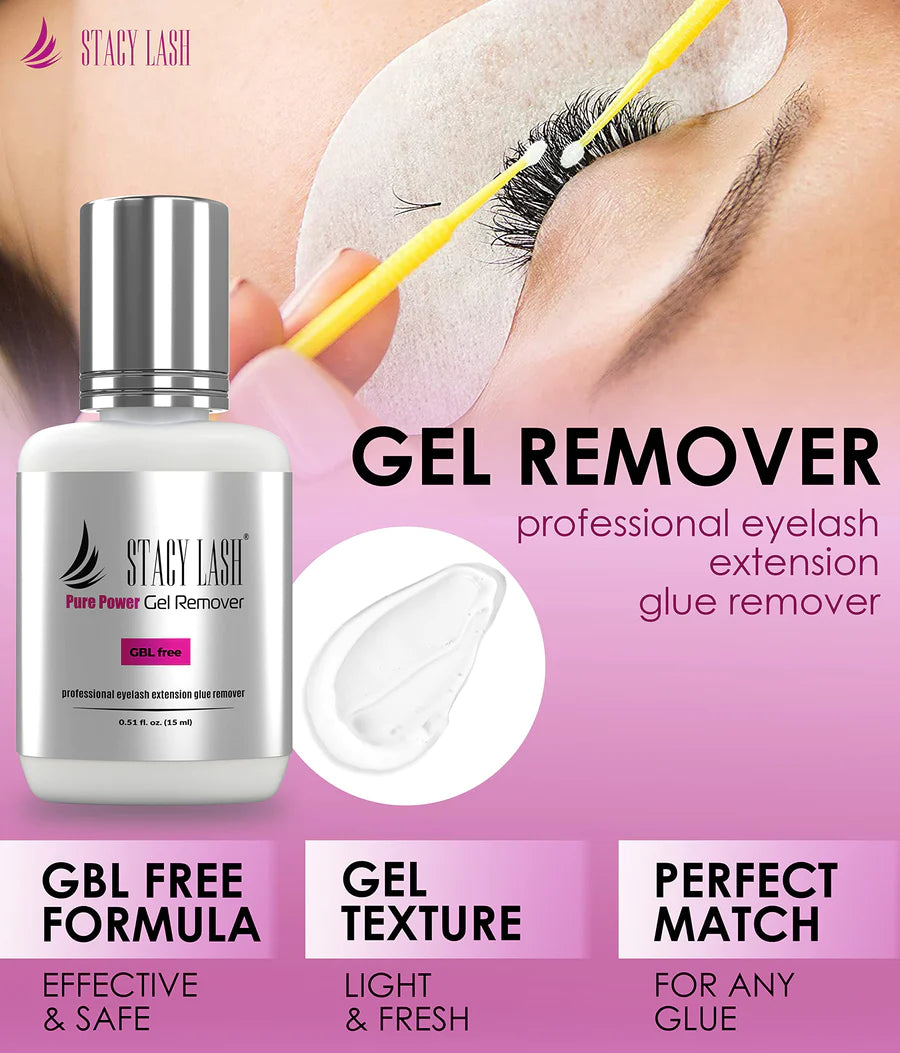 Stacy Lash Bundle: Evolution Eyelash Extension Glue 5ml & Pure Power Gel Remover 15 ml thumbnail photo 5