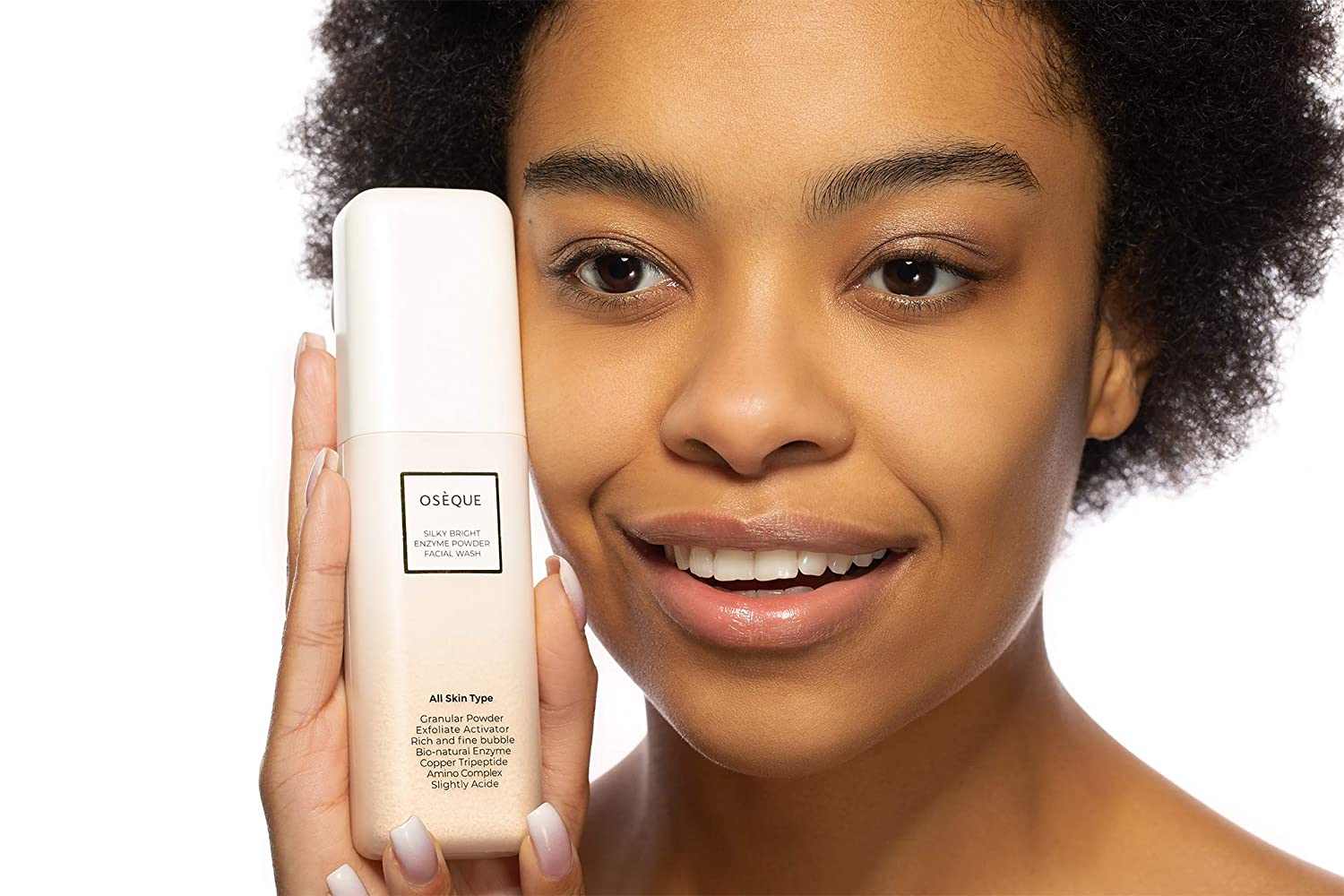 Oseque Silky Bright Enzyme Powder Facial Wash (50g) - 