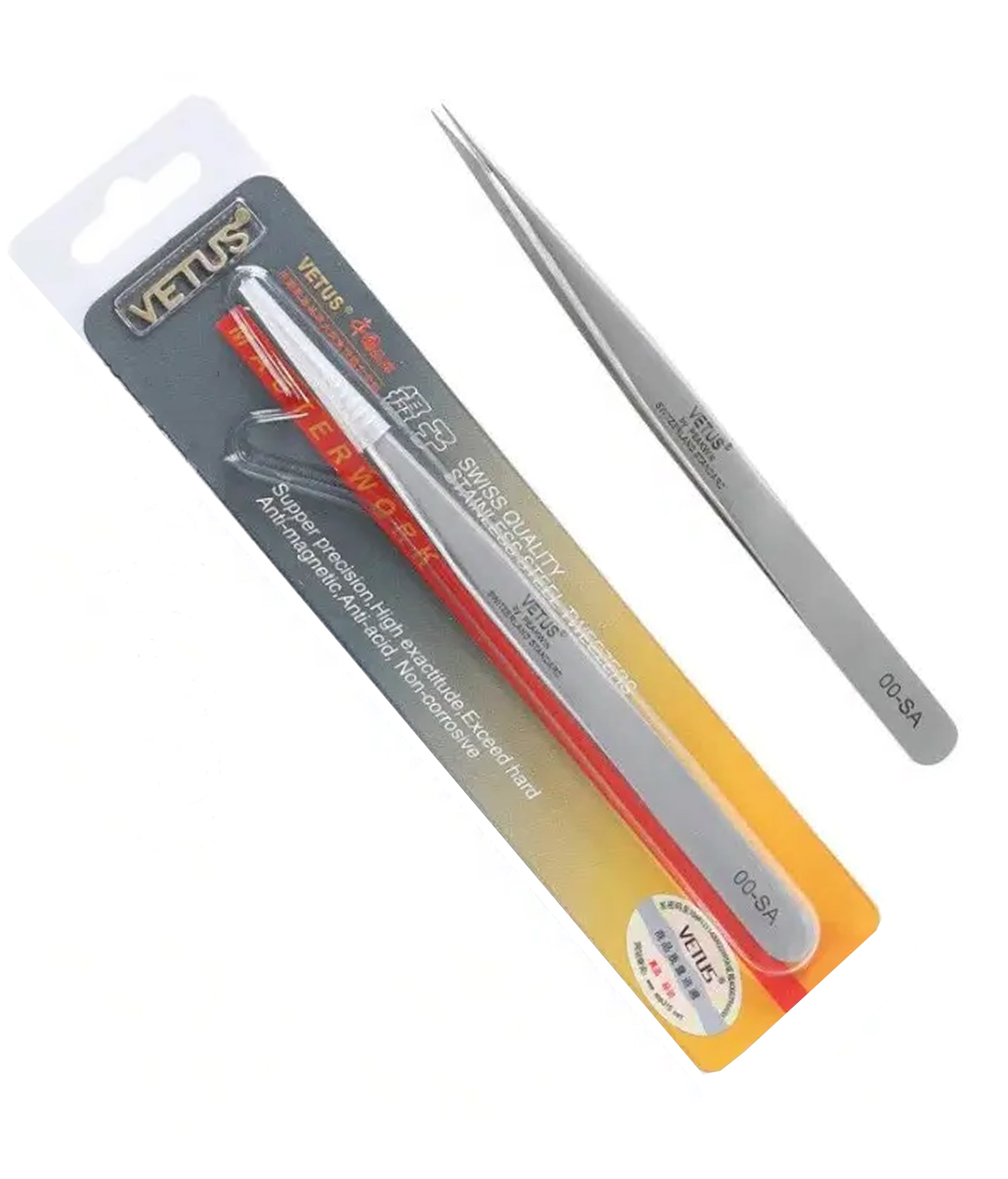 Vetus 00 - SA Isolation Eyelash Extension Tweezers - 